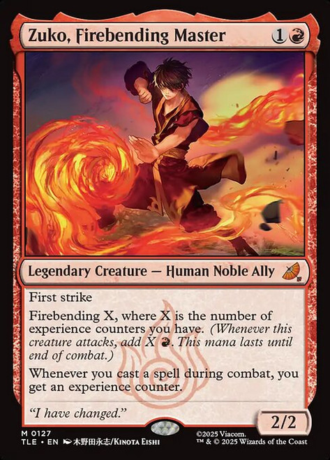 Zuko, Firebending Master (TLE) (Foil) (#127)