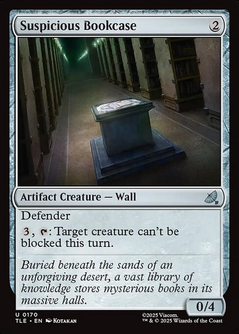 Suspicious Bookcase (TLE) (Foil) (#170)