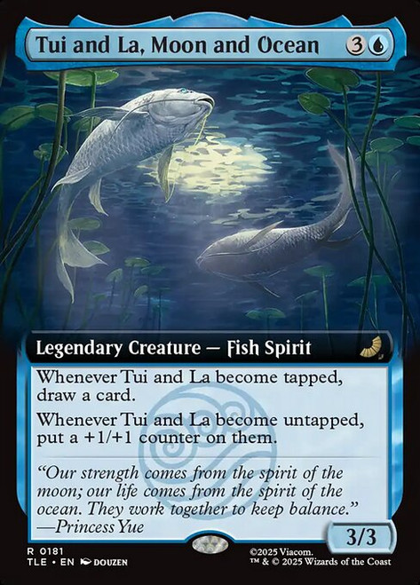 Tui and La, Moon and Ocean (TLE) (Foil) (Extended Art) (#181)
