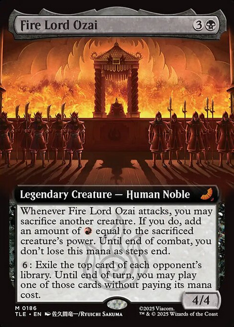 Fire Lord Ozai (TLE) (Extended Art) (#186)