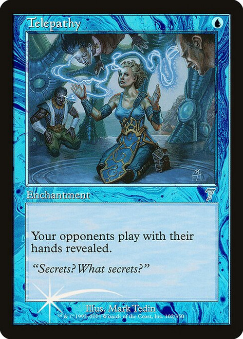 Telepathy (7ED) (Foil) (#102★)