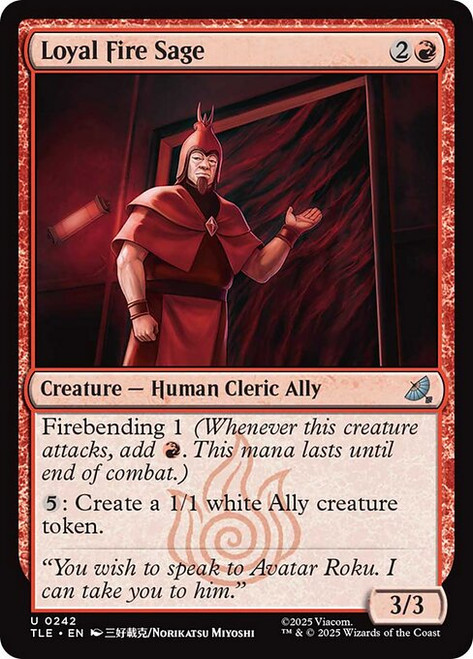 Loyal Fire Sage (TLE) (Foil) (#242)