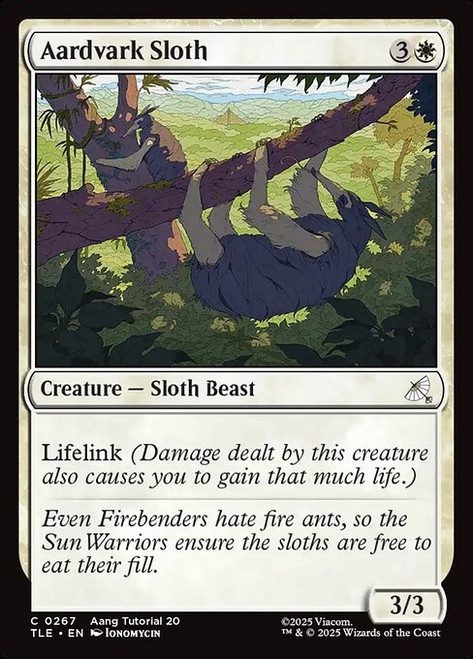 Aardvark Sloth (TLE) (Foil) (#267)