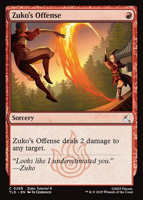 Zuko's Offense (TLE) (Foil) (#288)