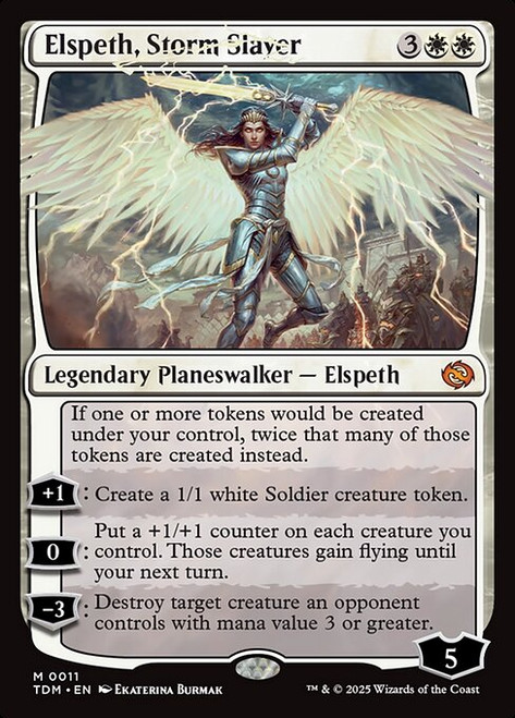 Elspeth, Storm Slayer (TDM) (Foil) (#11)