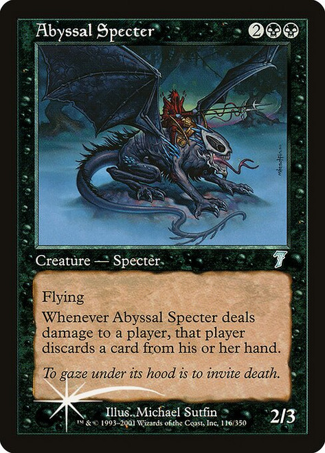 Abyssal Specter (7ED) (Foil) (#116★)