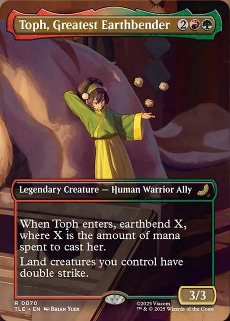 Toph, Greatest Earthbender (TLE) (Borderless) (#70)