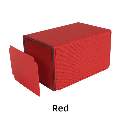 Deckbox con Portadados Magnetico - Rojo - Capacidad 100+ cartas (100 con doble folio)