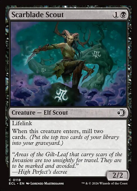 Scarblade Scout (ECL) (Foil) (#118)
