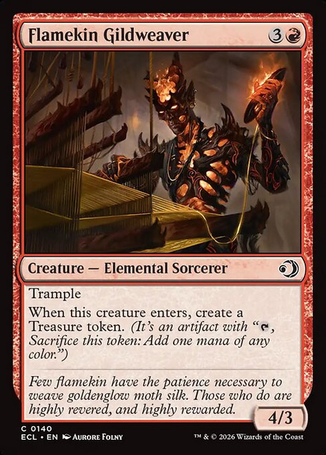 Flamekin Gildweaver (ECL) (Foil) (#140)