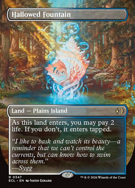Hallowed Fountain // Hallowed Fountain (ECL) (Borderless) (#347)