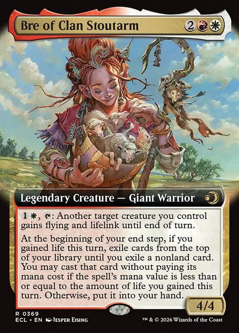 Bre of Clan Stoutarm (ECL) (Foil) (Extended Art) (#369)
