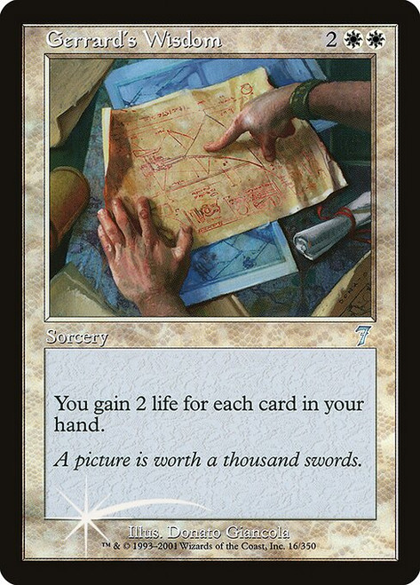 Gerrard's Wisdom (7ED) (Foil) (#16★)