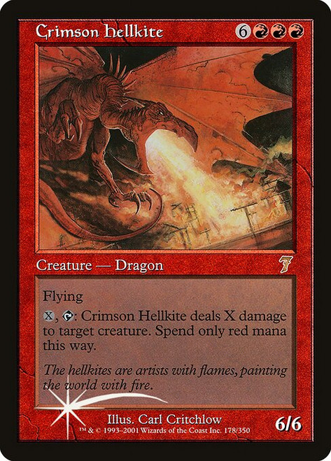 Crimson Hellkite (7ED) (Foil) (#178★)