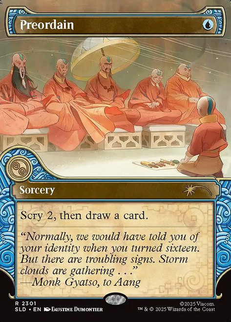Preordain (SLD) (Foil) (Borderless) (#2301)