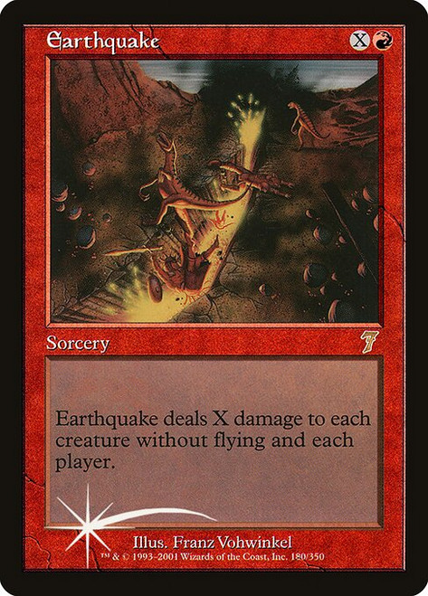 Earthquake (7ED) (Foil) (#180★)
