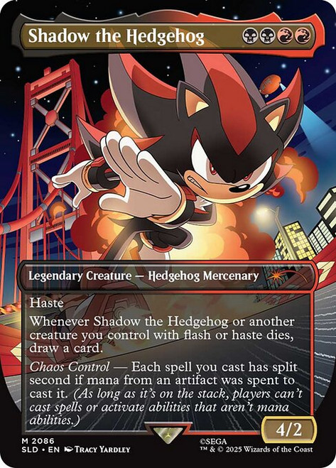 Shadow the Hedgehog (SLD) (Foil) (Borderless) (#2086)