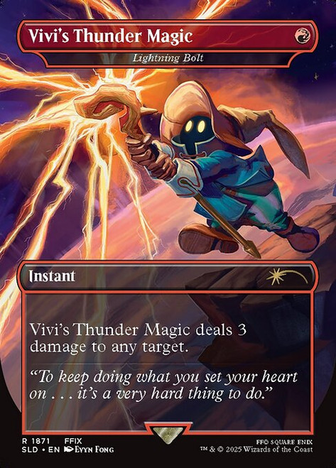 Lightning Bolt (SLD) (Foil) (Borderless) (#1871)