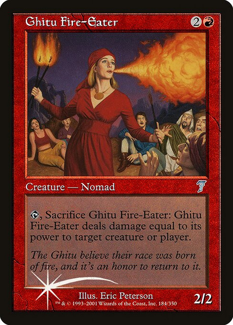 Ghitu Fire-Eater (7ED) (Foil) (#184★)
