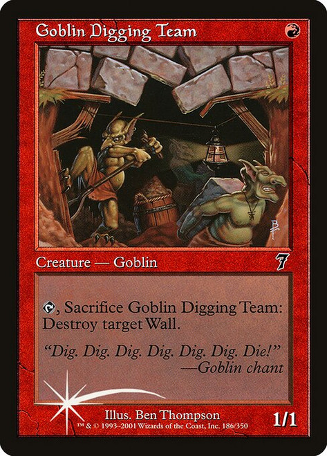 Goblin Digging Team (7ED) (Foil) (#186★)
