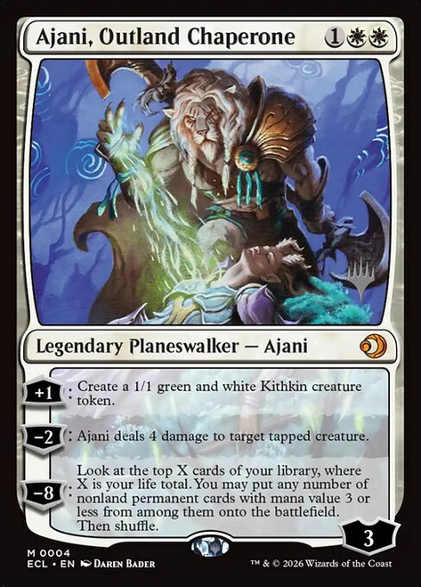 Ajani, Outland Chaperone (PECL) (Foil) (#4p)