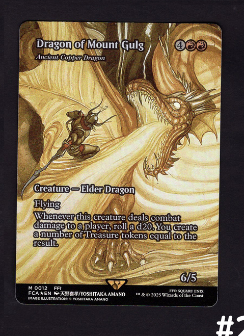 Dragon of Mount Gulg - Ancient Copper Dragon - Foil - Showcase (#280)