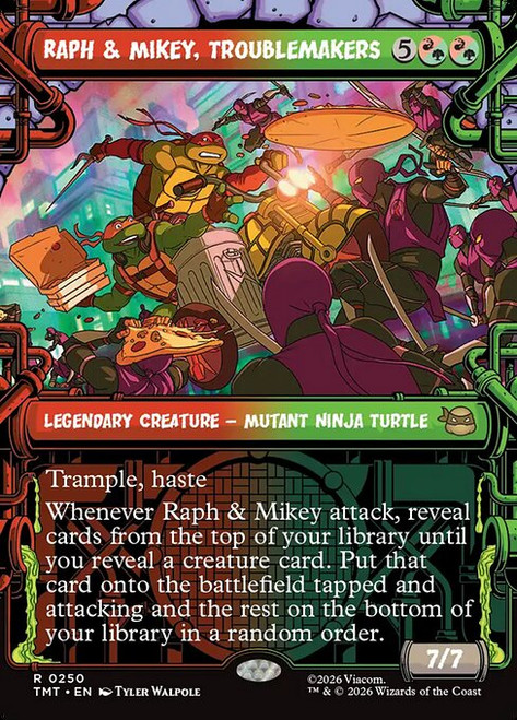 Raph & Mikey, Troublemakers (TMT) (Showcase) (#250)