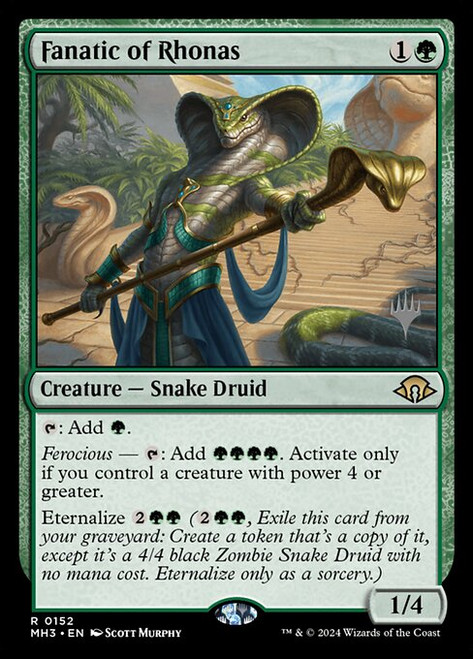 Fanatic of Rhonas (PMH3) (Foil) (#152p)