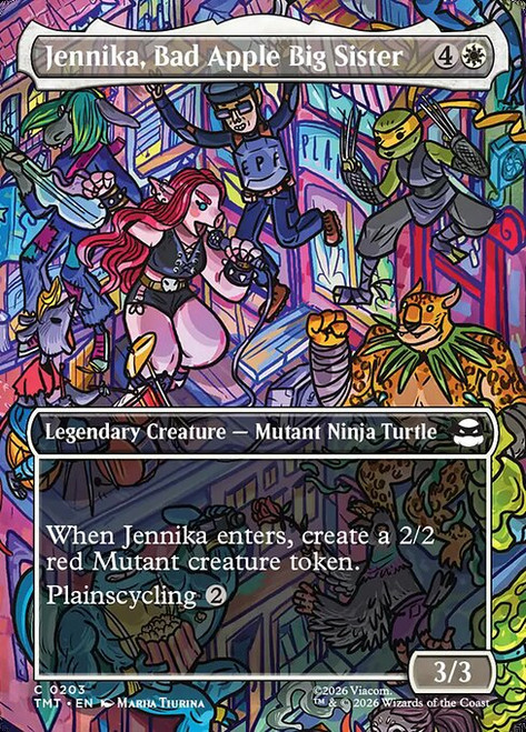 Jennika, Bad Apple Big Sister (TMT) (Foil) (Borderless) (#203)