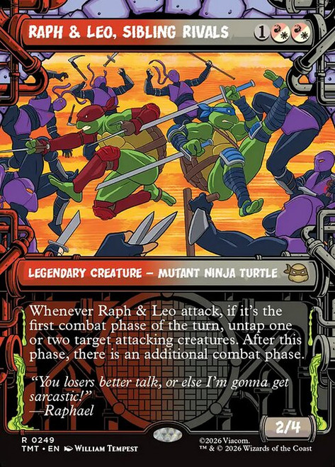 Raph & Leo, Sibling Rivals (TMT) (Showcase) (#249)