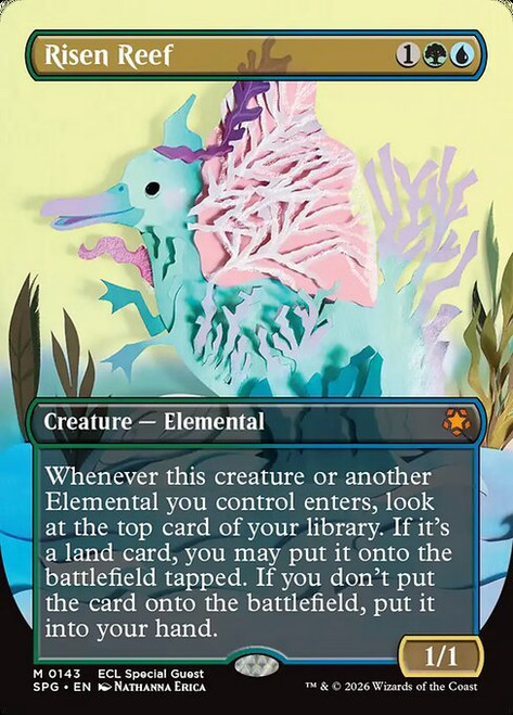 Risen Reef (SPG) (Foil) (Borderless) (#143)