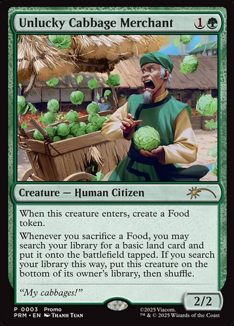 Unlucky Cabbage Merchant (PW25) (#15)