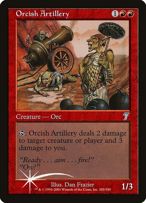 Orcish Artillery (7ED) (Foil) (#205★)