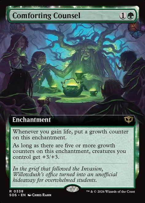 Comforting Counsel (SOS) (Foil) (Extended Art) (#338)