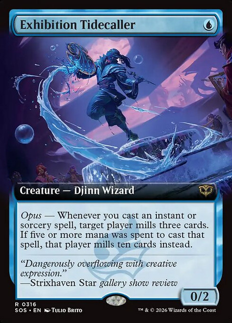 Exhibition Tidecaller (SOS) (Foil) (Extended Art) (#316)