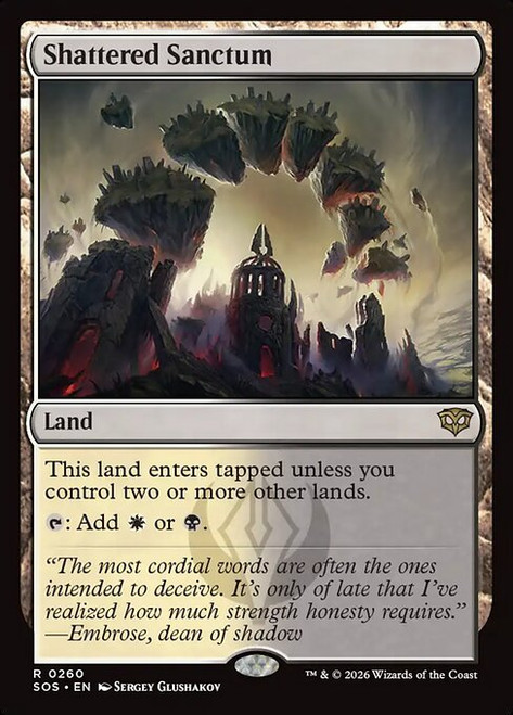 Shattered Sanctum (SOS) (Foil) (#260)