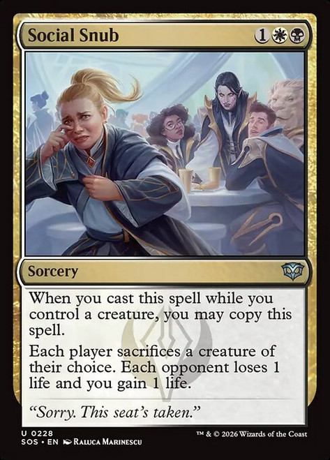 Social Snub (SOS) (Foil) (#228)
