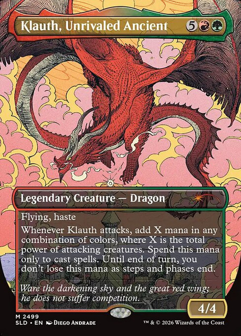 Klauth, Unrivaled Ancient (SLD) (Foil) (Borderless) (#2499)