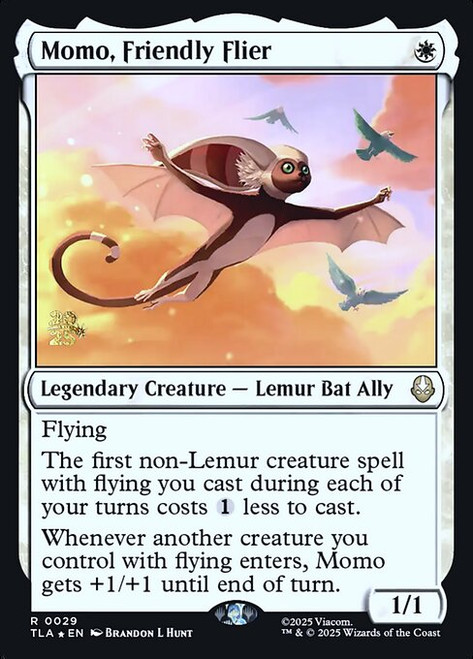 Momo, Friendly Flier (TLA) (Foil) (#394) - MTG Pirulo