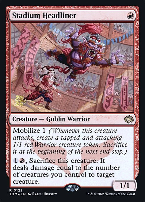 Stadium Headliner (PTDM) (Foil) (#122s)