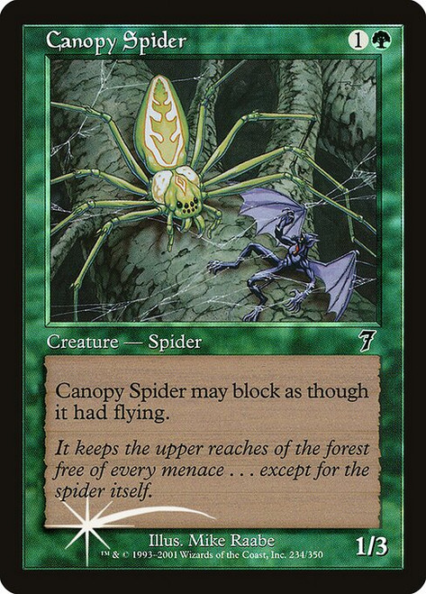 Canopy Spider (7ED) (Foil) (#234★)