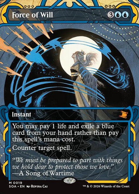 Force of Will (SOA) (Foil) (Borderless) (#19)