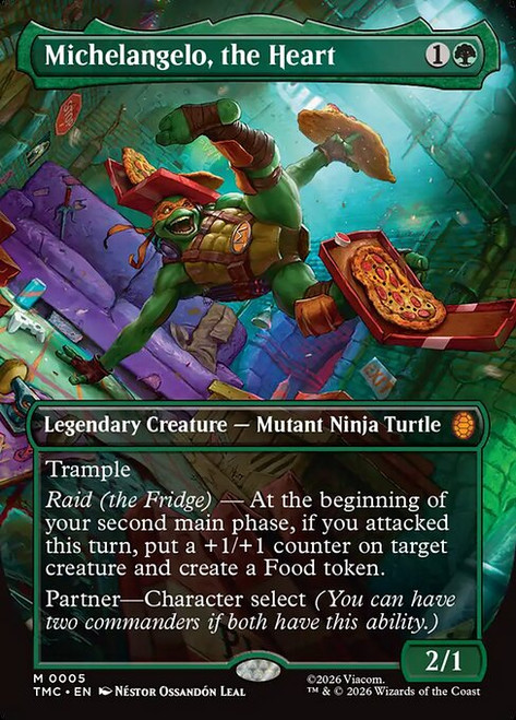 Michelangelo, the Heart (TMC) (Foil) (Borderless) (#5)