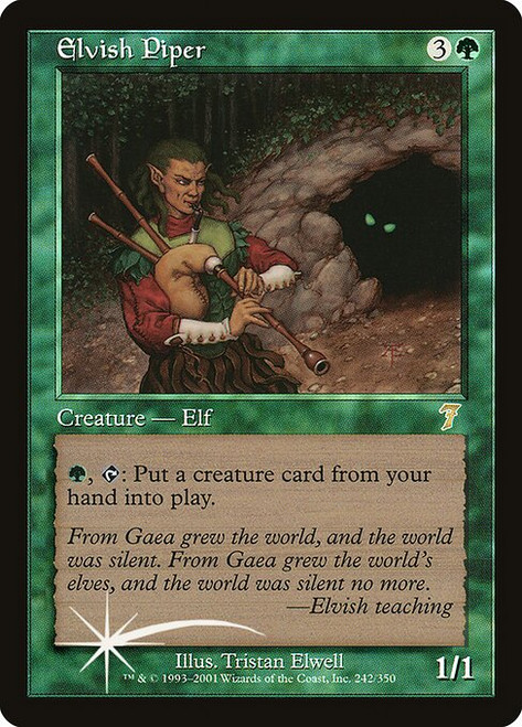 Elvish Piper (7ED) (Foil) (#242★)