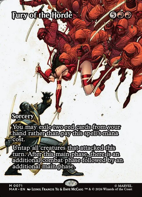 Fury of the Horde (MAR) (Foil) (Borderless) (#71)