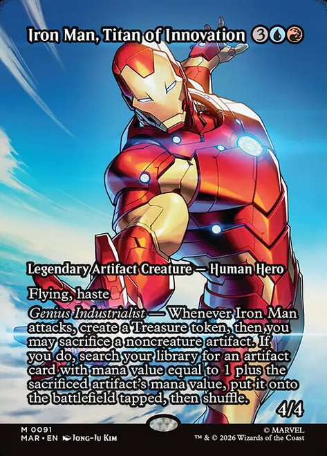 Iron Man, Titan of Innovation (MAR) (Borderless) (#91)