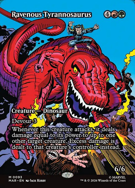 Ravenous Tyrannosaurus (MAR) (Borderless) (#93)