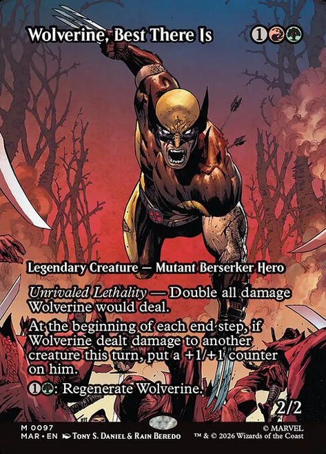 Wolverine, Best There Is (MAR) (Foil) (Borderless) (#97)