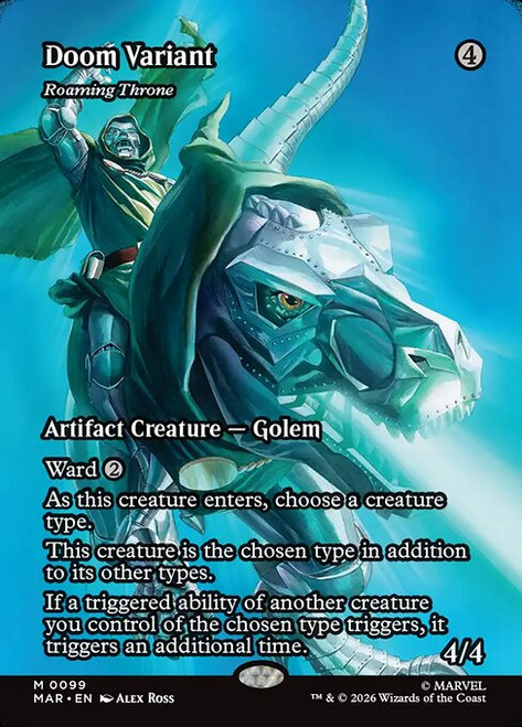 Roaming Throne (MAR) (Foil) (Borderless) (#99)