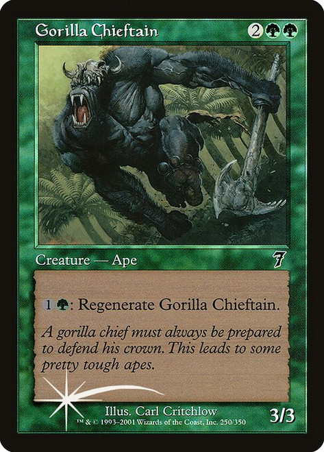 Gorilla Chieftain (7ED) (Foil) (#250★)
